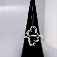 James Avery Heart to Heart Sterling Silver Ring